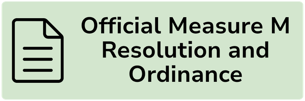 Official Measure M Resolution and Ordinance
